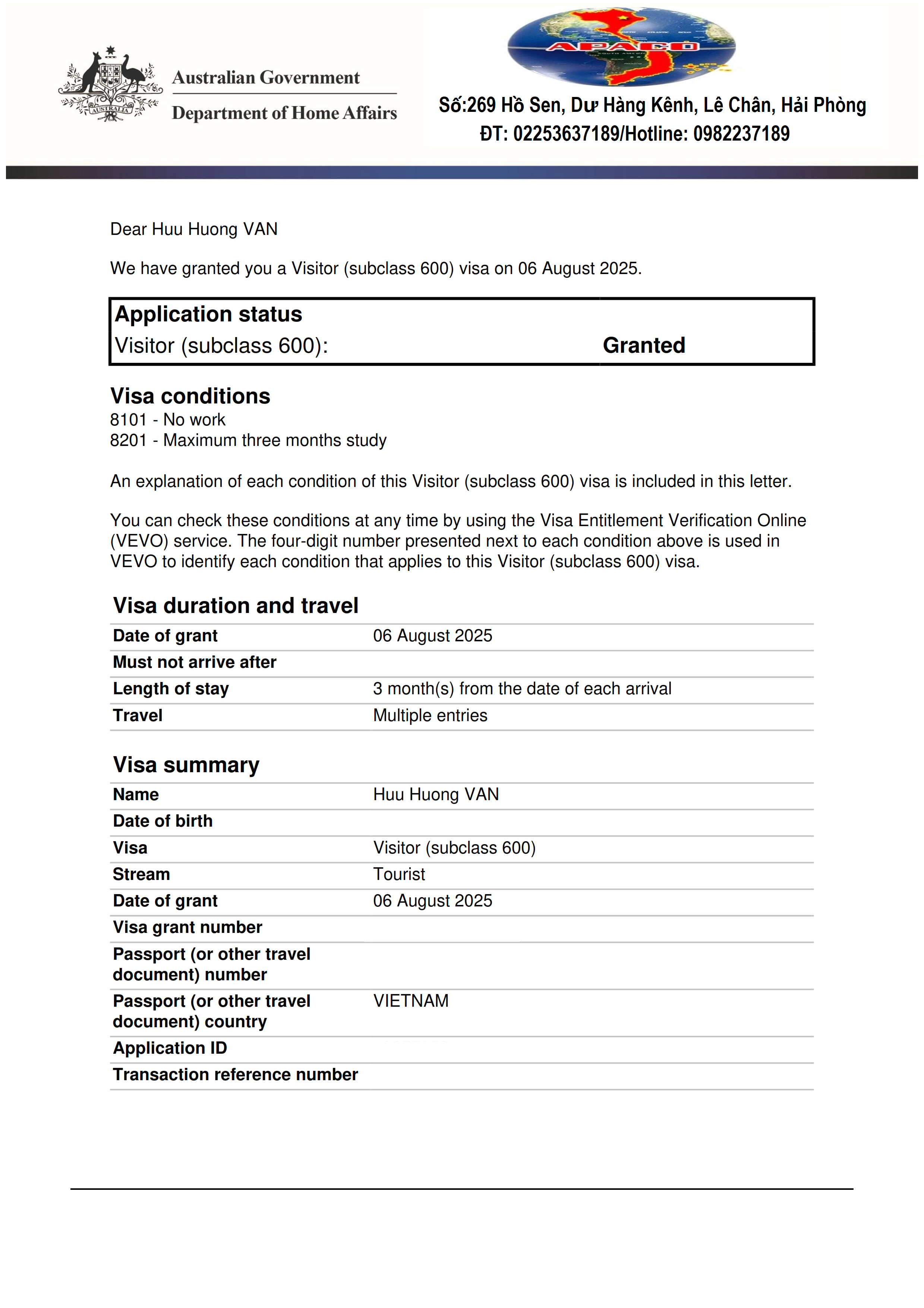 𝐇𝐎̂𝐌 𝐍𝐀𝐘 𝐋𝐀̣𝐈 𝐓𝐇𝐄̂𝐌 𝐌𝐎̣̂𝐓 𝐓𝐈𝐍 𝐕𝐔𝐈: 𝐀𝐍𝐇 𝐕𝐀̆𝐍 𝐇𝐔̛̃𝐔 𝐇𝐔̛𝐎̛̉𝐍𝐆 Đ𝐀̃ 𝐍𝐇𝐀̣̂𝐍 Đ𝐔̛𝐎̛̣𝐂 𝐕𝐈𝐒𝐀 𝐍𝐆𝐀𝐘 𝐋𝐀̂̀𝐍 Đ𝐀̂̀𝐔 𝐓𝐈𝐄̂𝐍 𝐍𝐎̣̂𝐏 𝐇𝐎̂̀ 𝐒𝐎̛!